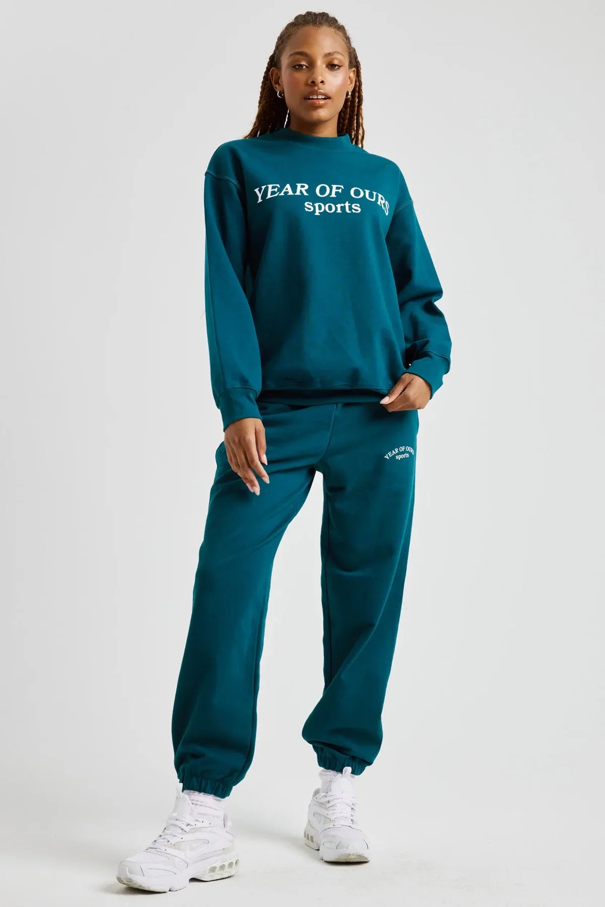 YOS Crew Sweatshirt Deep Teal