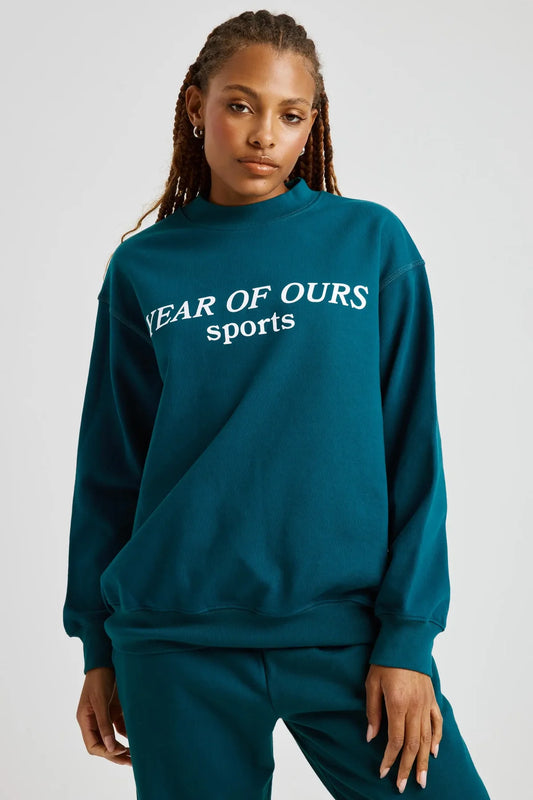 YOS Crew Sweatshirt Deep Teal