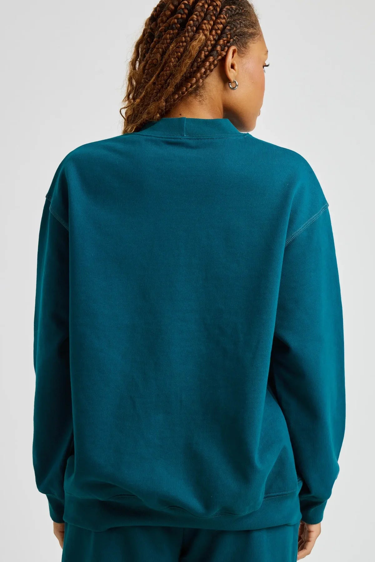 YOS Crew Sweatshirt Deep Teal