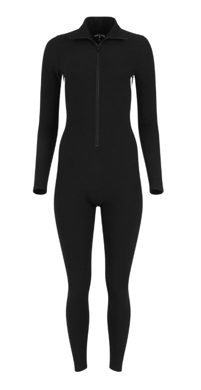 Thermal Ski Black White Onesie