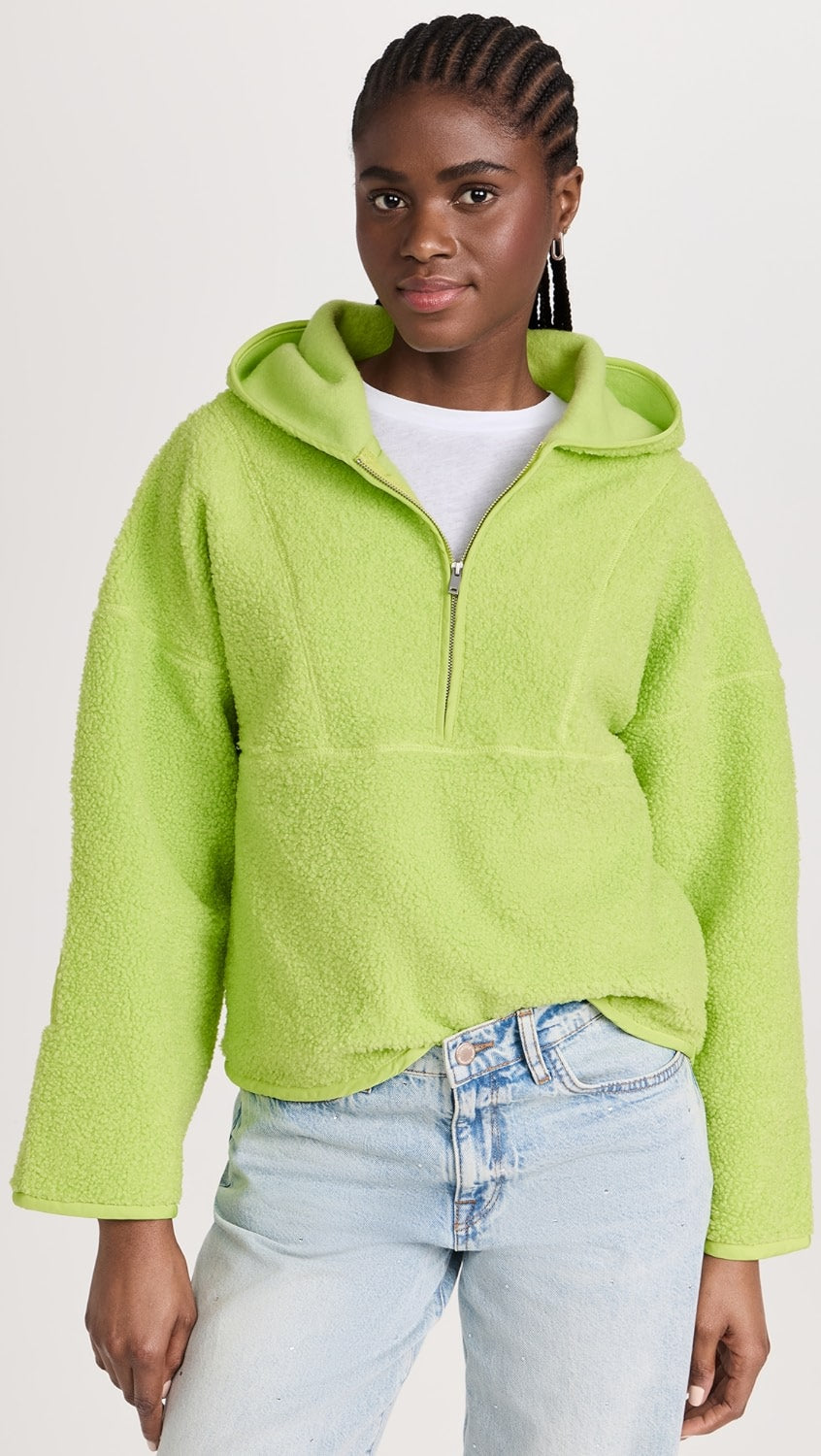 Matcha Sherpa Hoodie